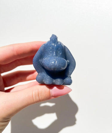 Blue Aventurine Eeyore Halo Quartz